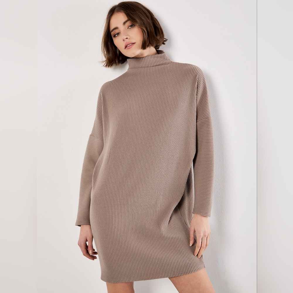 Thick Rib Cocoon Dress - Picture 2 of 6